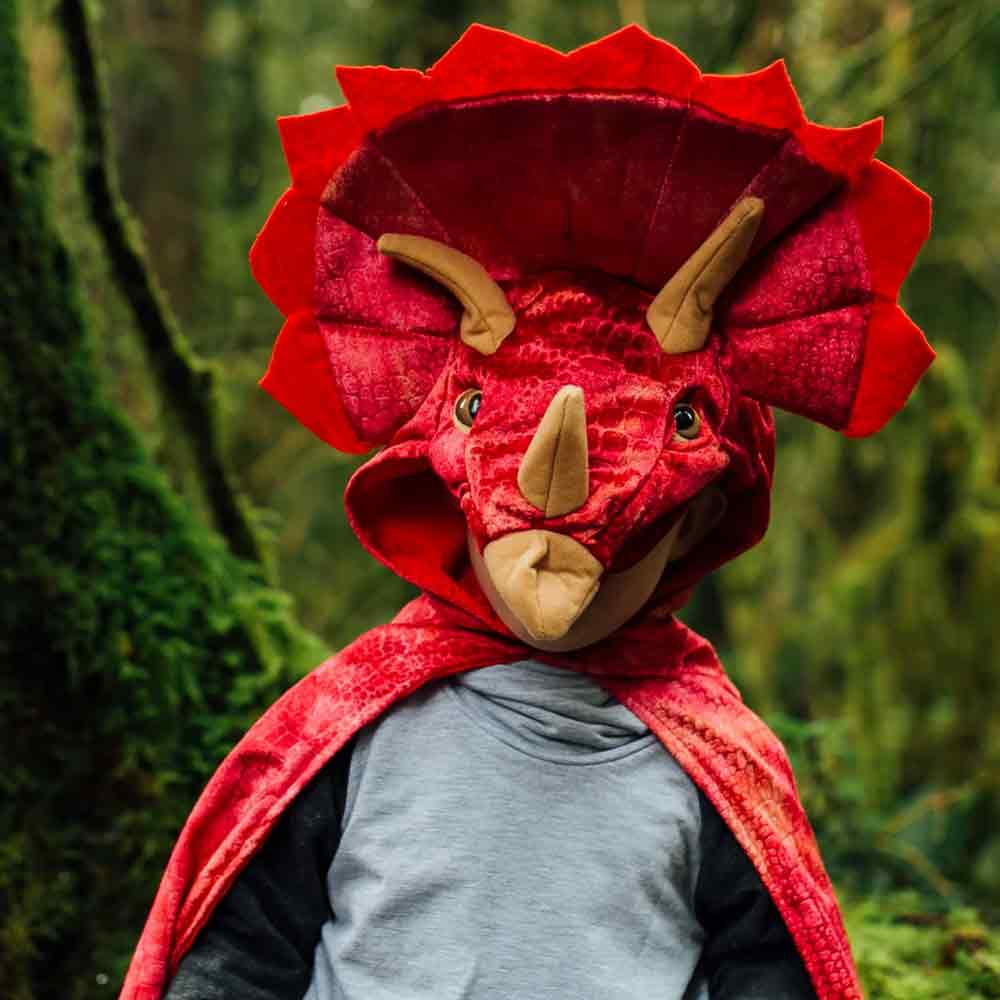 Cape Triceratops Hooded – Image 2