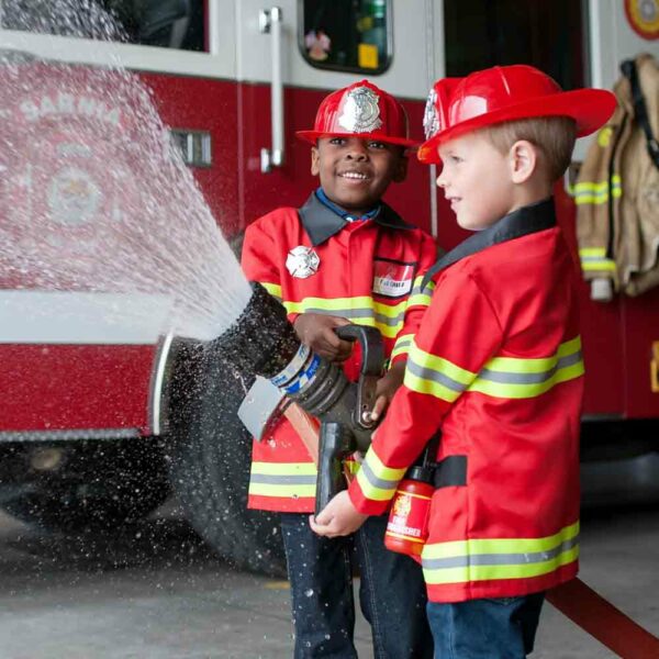 Déguisement de pompier et accessoires