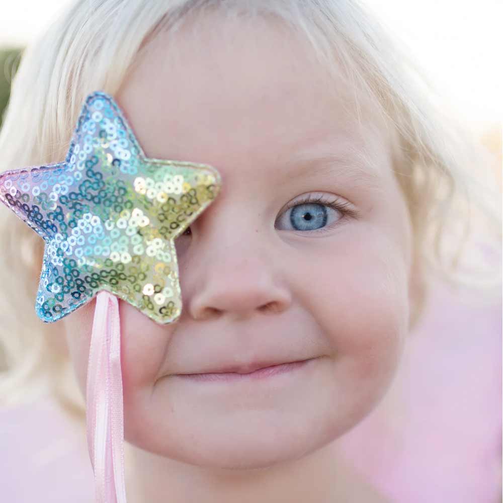 Rainbow Sequins tutu, ailes et baguette – Image 4