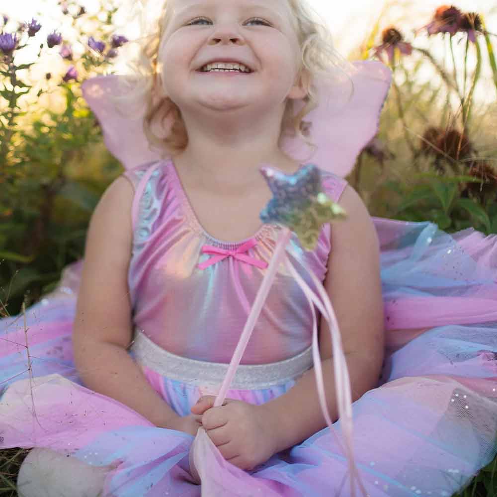 Rainbow Sequins tutu, ailes et baguette – Image 3