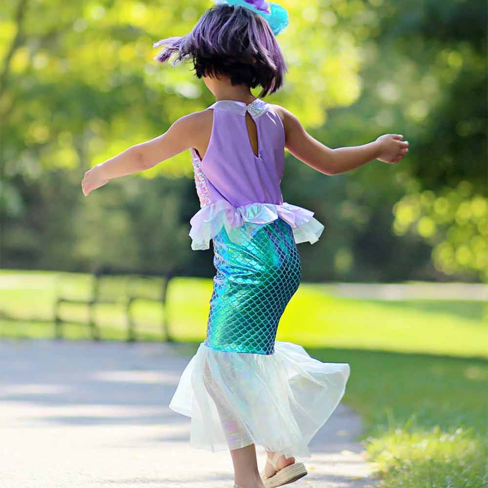 Misty Mermaid Lilac Dress - Image 3