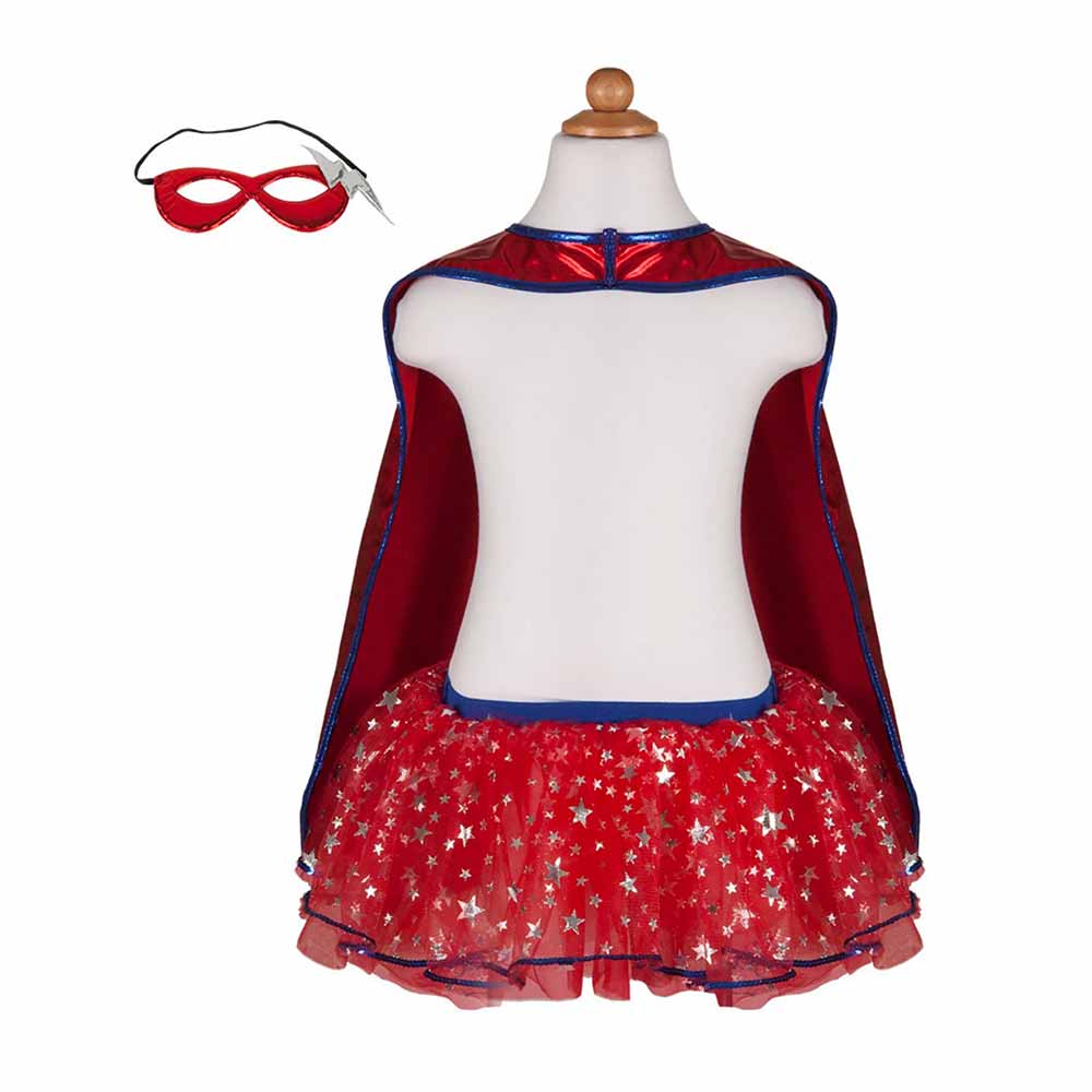 Tutu Superhero avec cape + masque