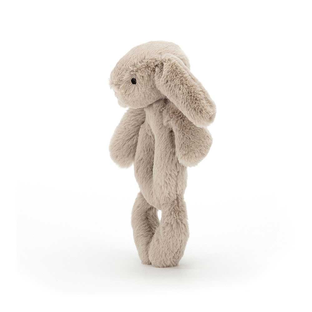 Bashful Beige Bunny Ring Rattle - Image 2