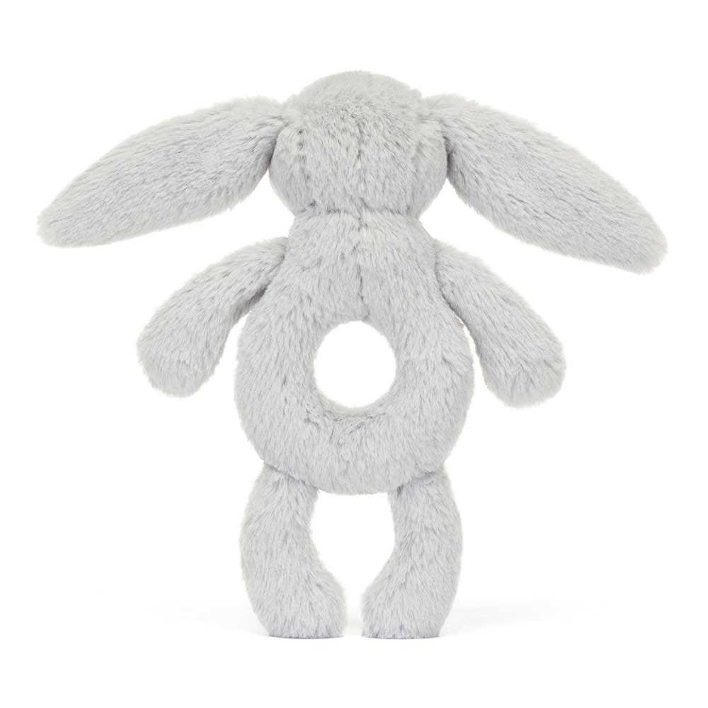 Bashful Silver Bunny Ring Rattle - Image 3