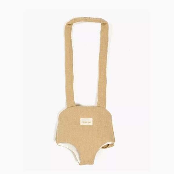 Porte-poupée en gaze latte