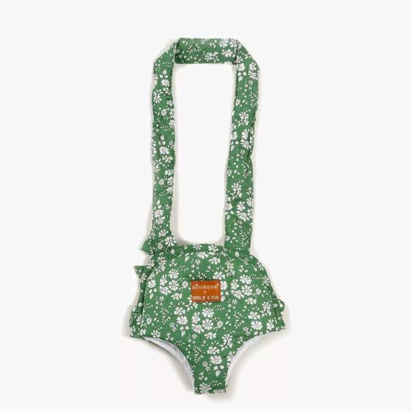 Porte-poupée Liberty Capel vert