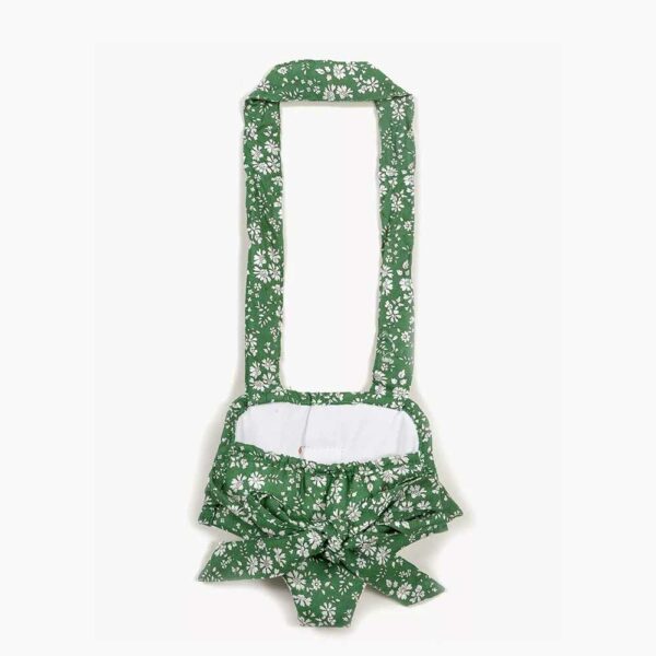 Porte-poupée Liberty Capel vert