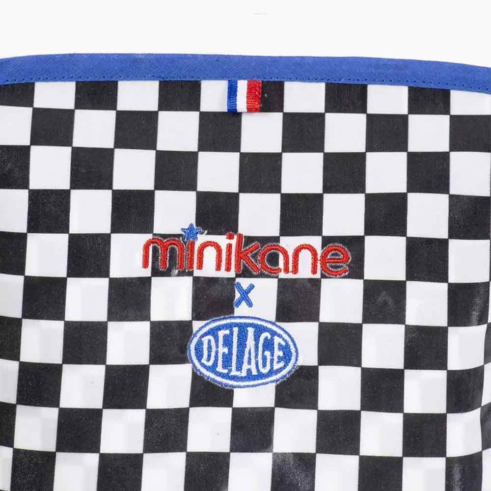 Poussette Racing Damier biais bleu – Image 3