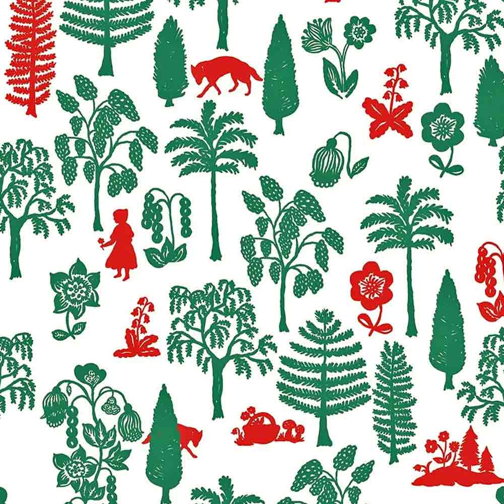 Couffin en coton et son oreiller Trees & Chaperon - Image 2