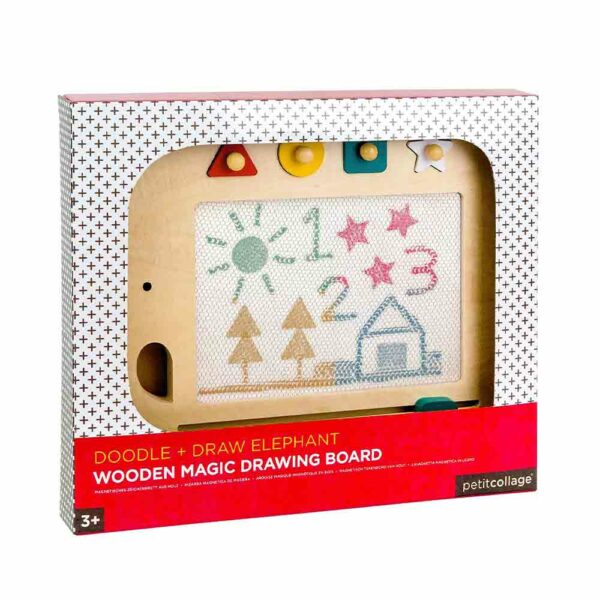 Ardoise magique en bois Eléphant