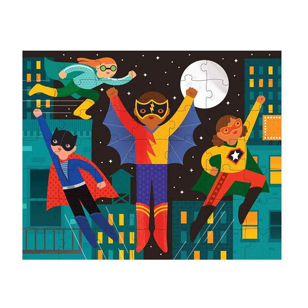 Puzzle Two sided on the go superhero - Image 3