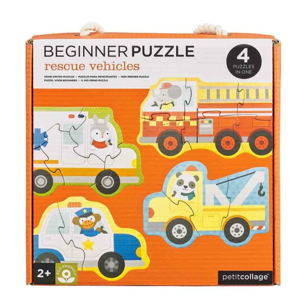Puzzle Rescue vehicles +2 ans
