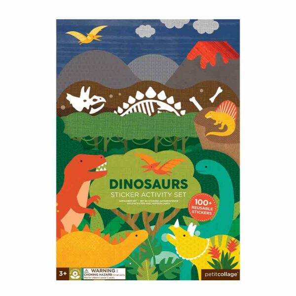 Set d'activité stickers Dinosaures