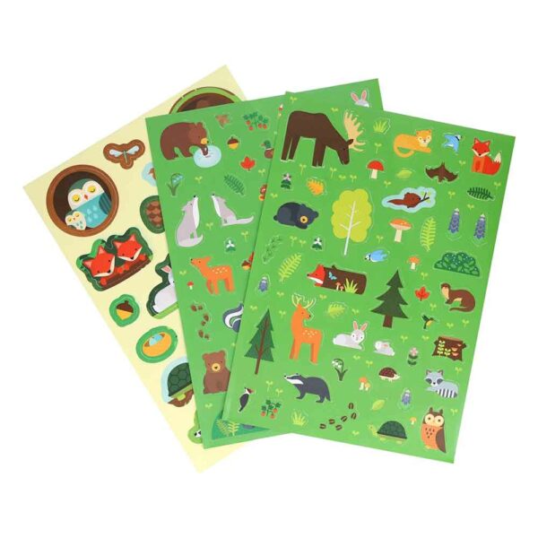 Set d'activité stickers Woodland