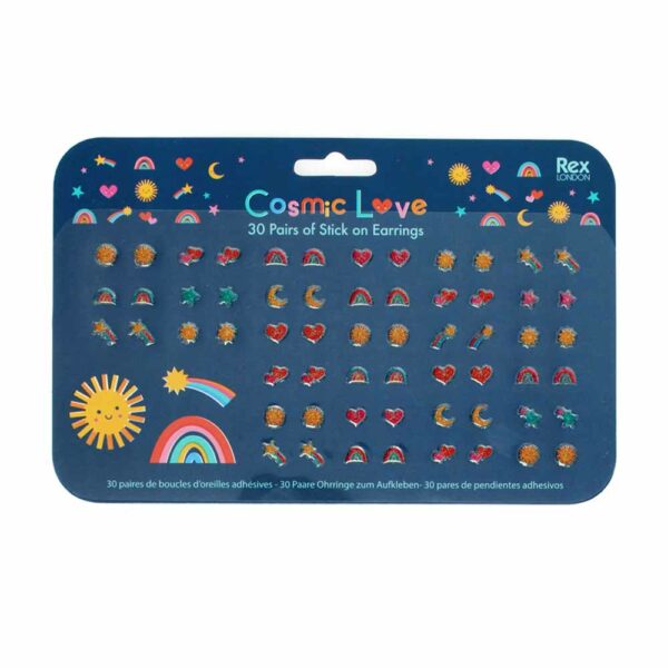 Boucles d'oreille autocollantes Cosmic Love