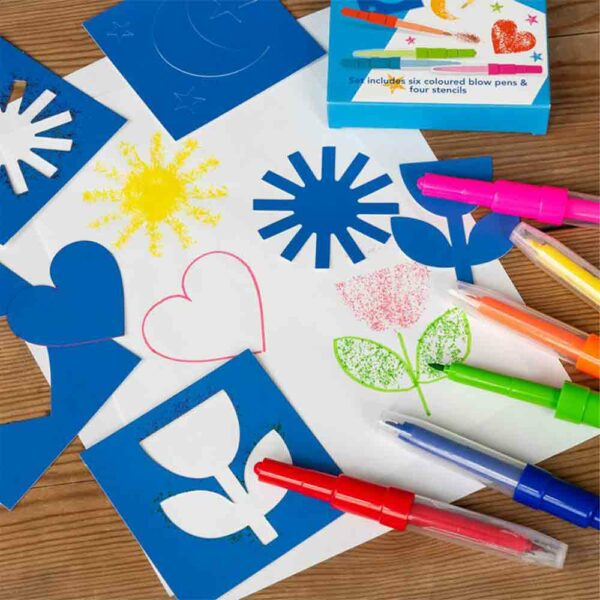 Feutres rainbow blow pens