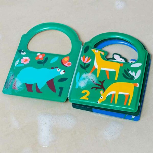 Livre de bain couleurs Woodland
