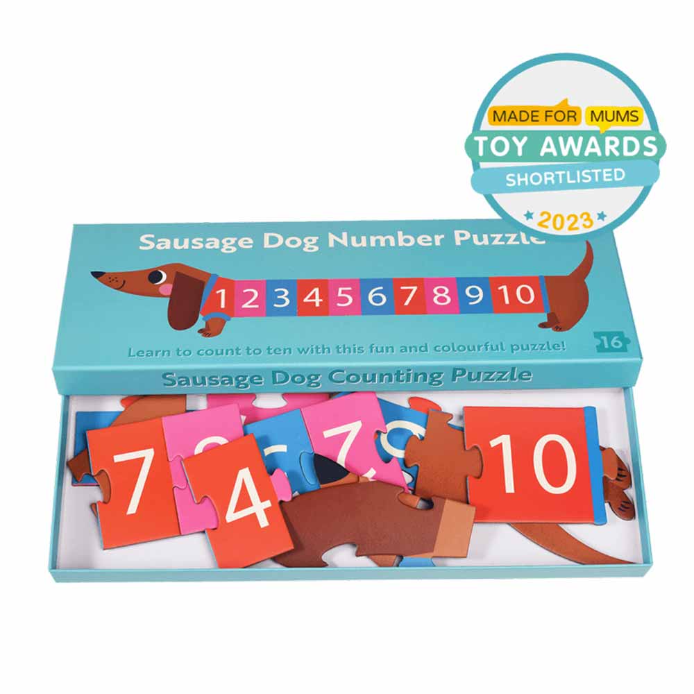 Puzzle pour apprendre à compter Sausage Dog – Image 2