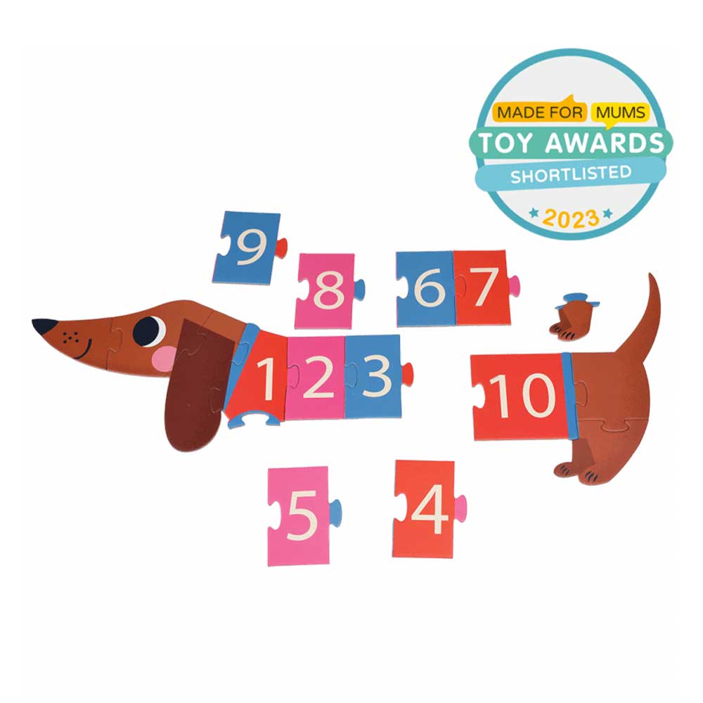 Puzzle pour apprendre à compter Sausage Dog – Image 3