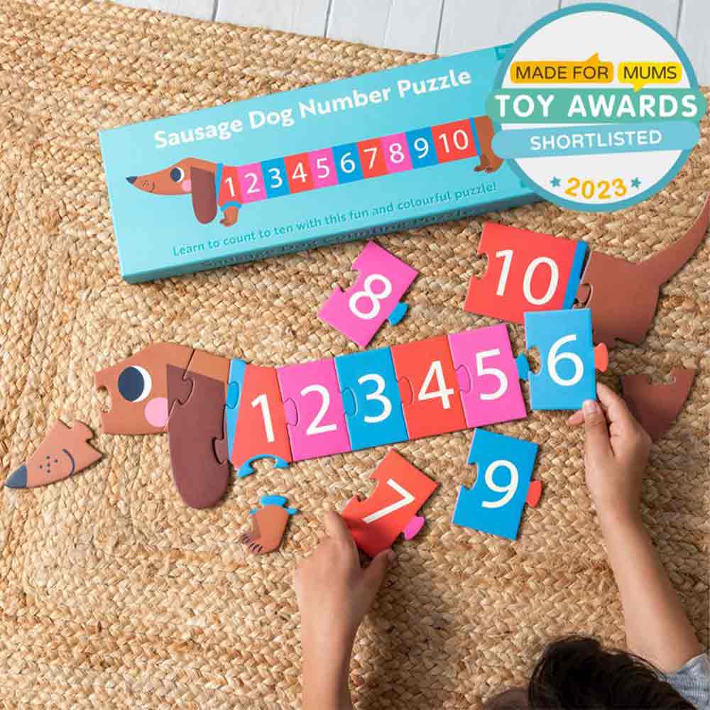 Puzzle pour apprendre à compter Sausage Dog – Image 5