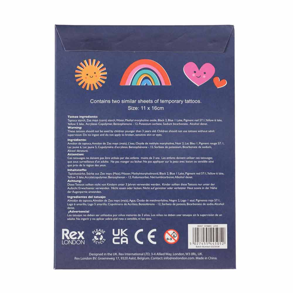 Cosmic Love Temporary Tattoos - Image 4