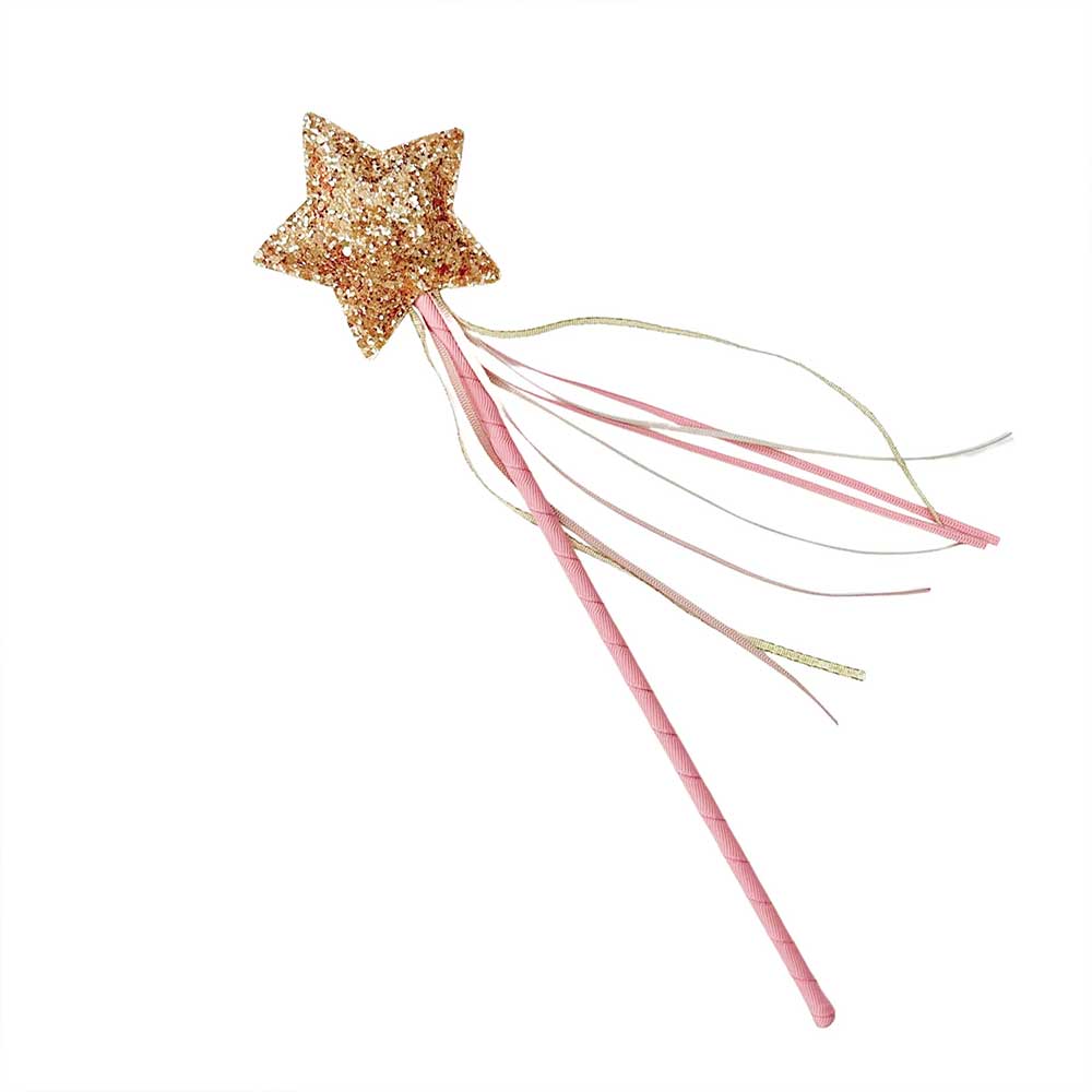 Pink Glitter Star Magic Wand