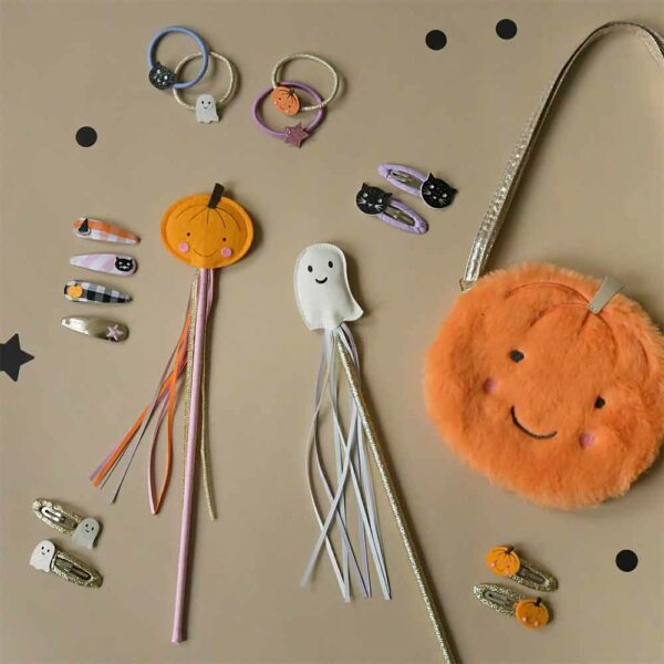 Happy Little Ghost Hair Clips