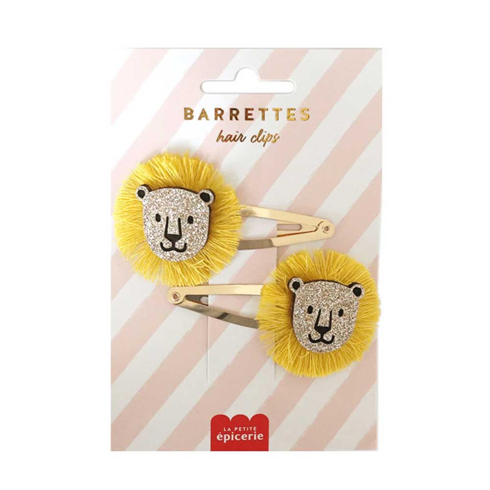 Barrettes Lion