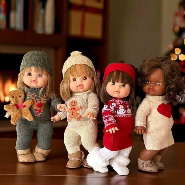 Ensemble 2p Pain d'épice vert