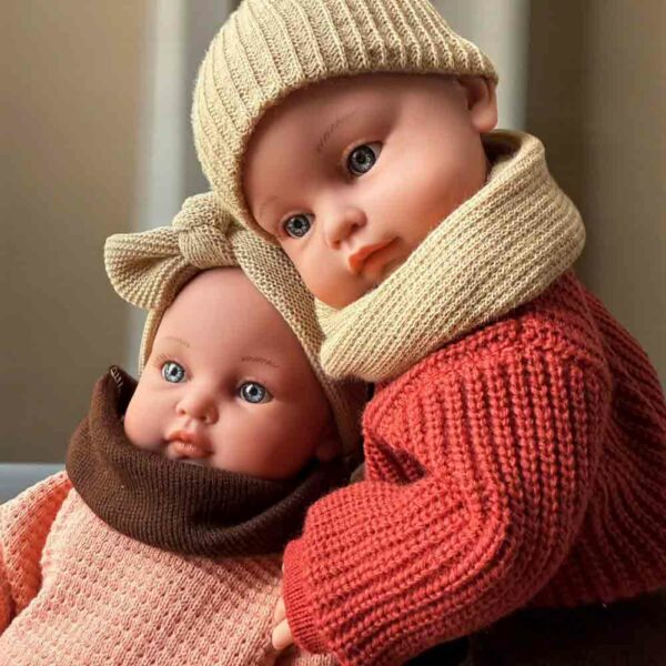 Poupon Yann + pull maille rouge