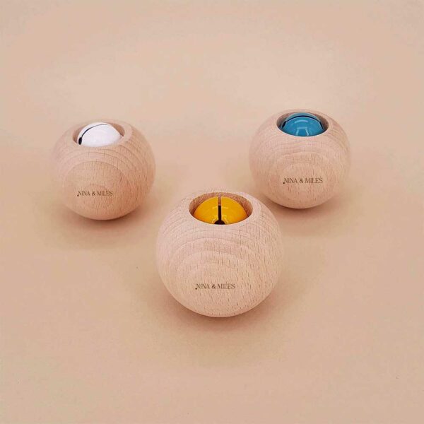 Hochet Jingla Boule bleu turquoise