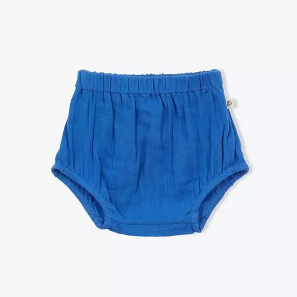 Bloomer bébé voile uni cobalt
