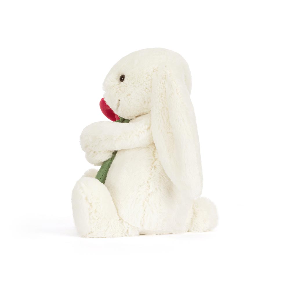 Cream Bunny with Rose – Image 5
