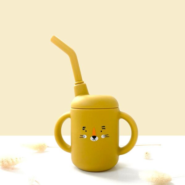 Yellow Straw Learning Glass