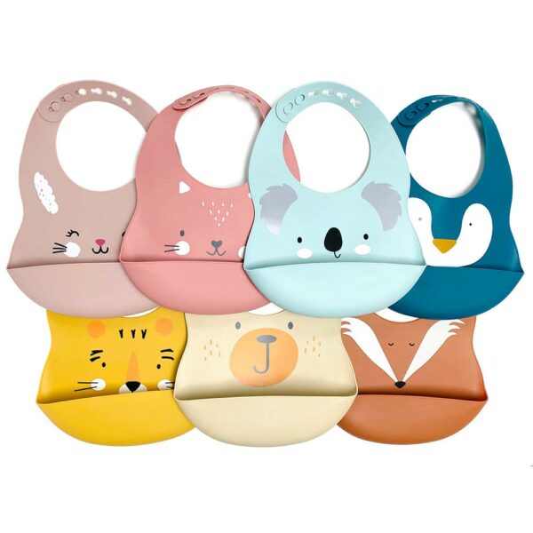 Fox silicone bib