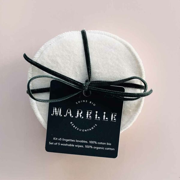 Washable wipes 100% organic cotton