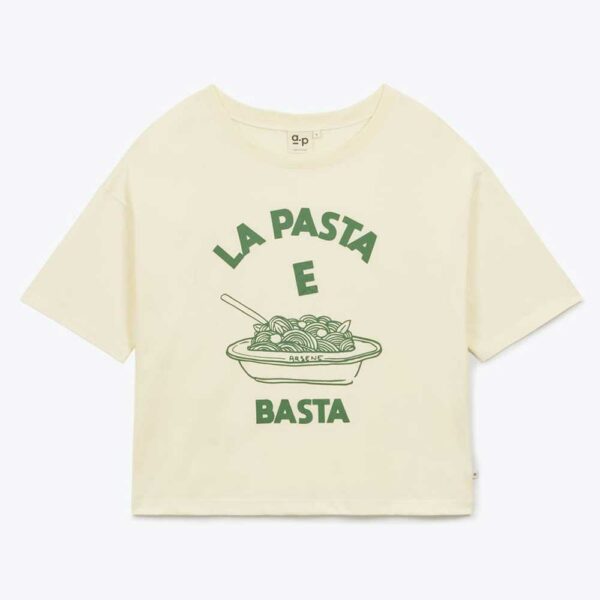Women's T-shirt Pasta e basta khaki