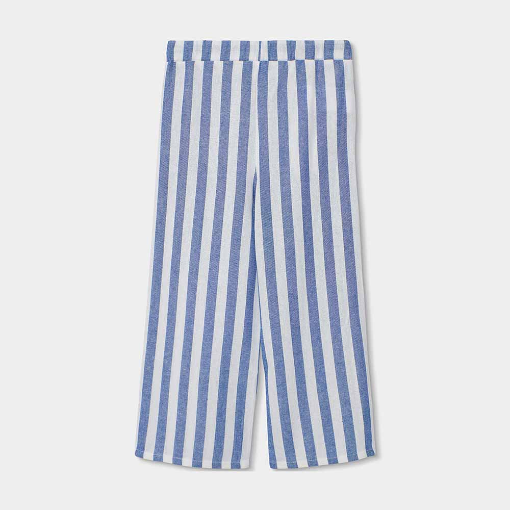 Striped linen trousers - Image 4
