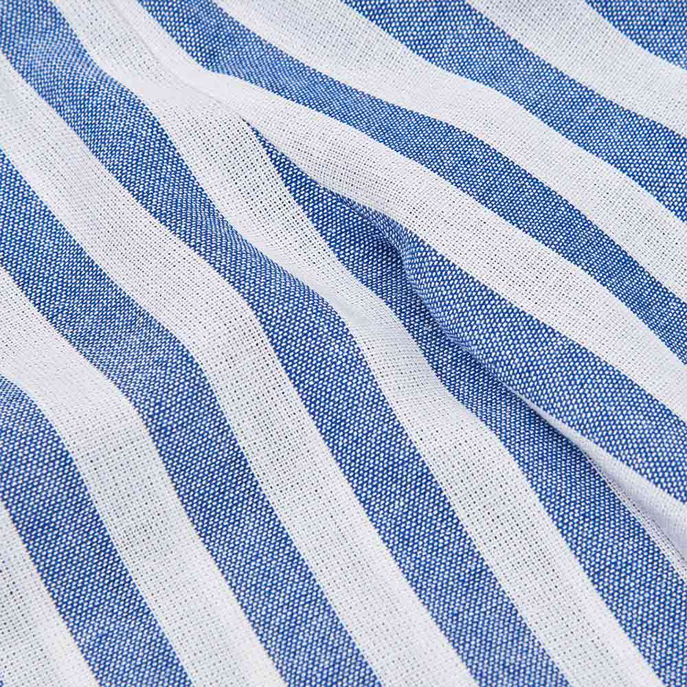 Striped linen trousers - Image 3