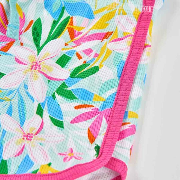 Short de Bain Fleuri