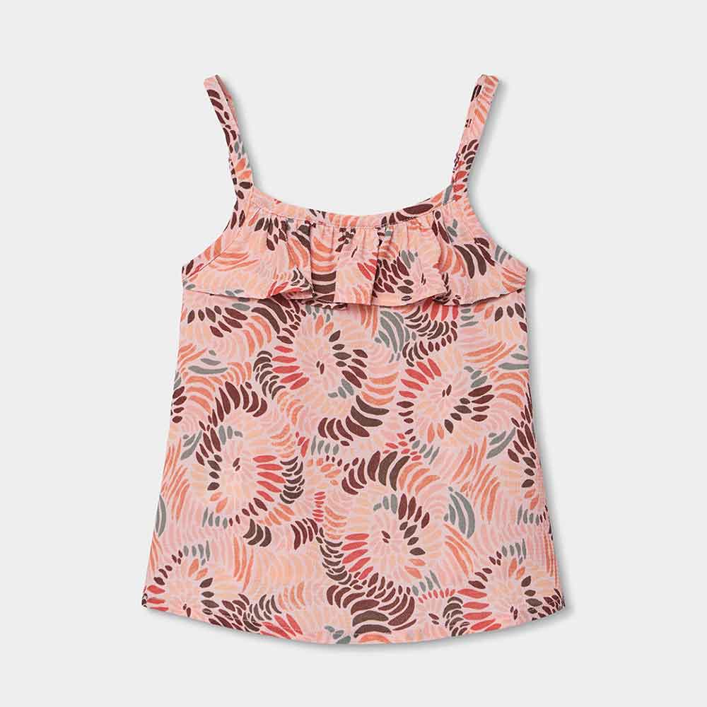 Printed strappy top
