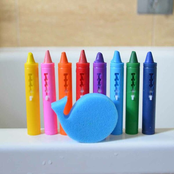 Crayons de bain lavables