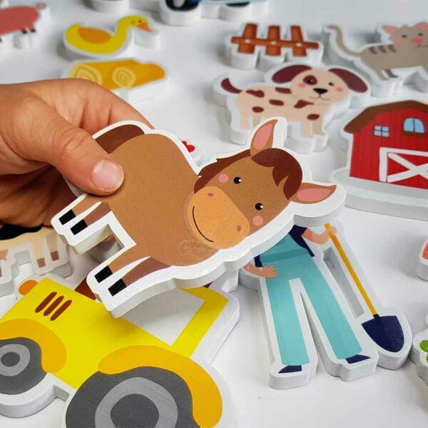 Stickers de bain ferme