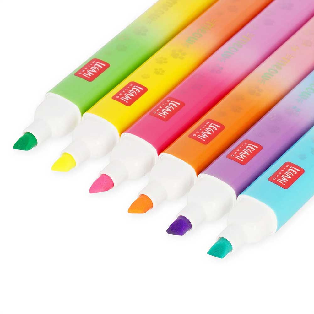 Set of 6 double-tipped highlighters - Image 2