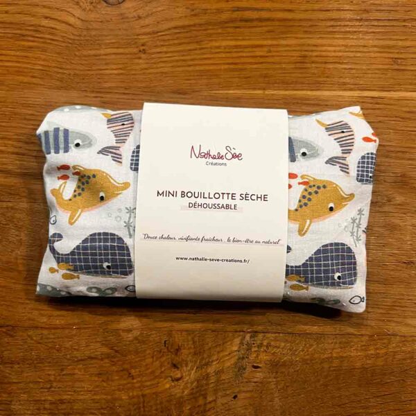 Dry hot water bottle removable sea cover