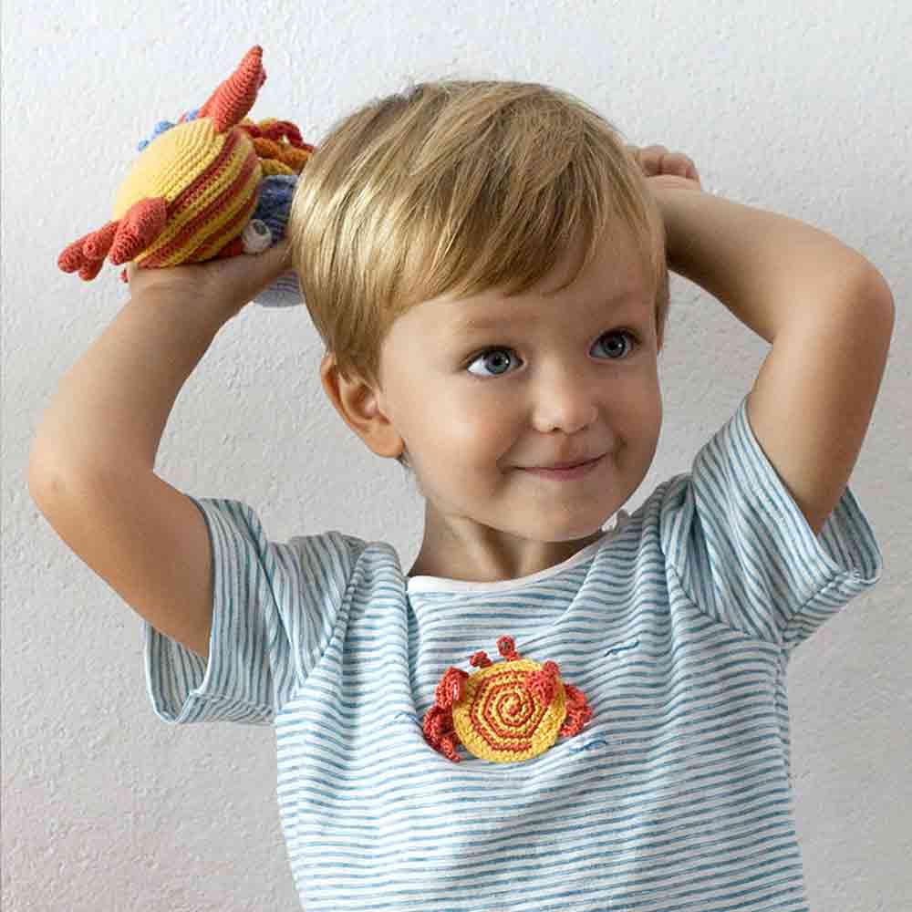 Hochet Crochet Crab – Image 3