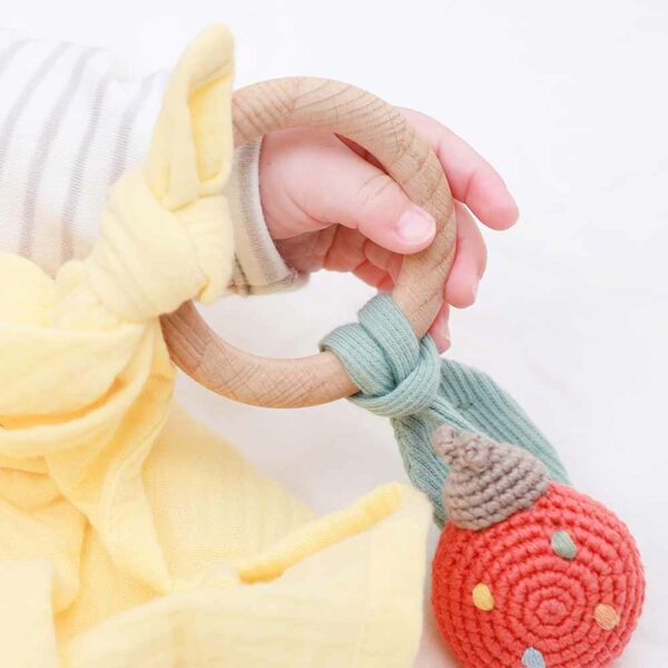 Hochet Crochet Ladybird Ring