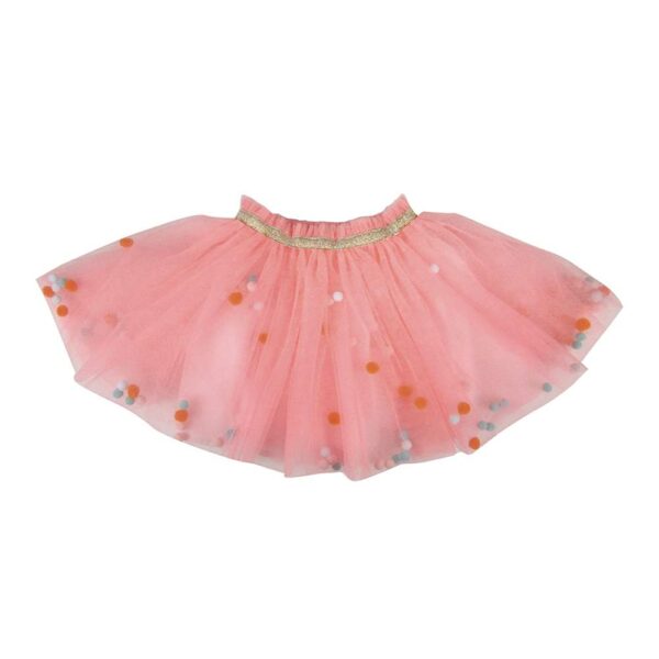 Neon Pink Net Pompom Tutu