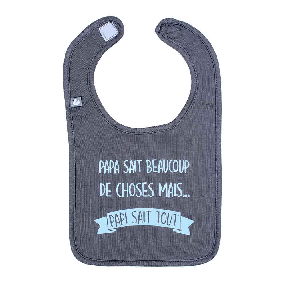 Bavoir Papi sait tout