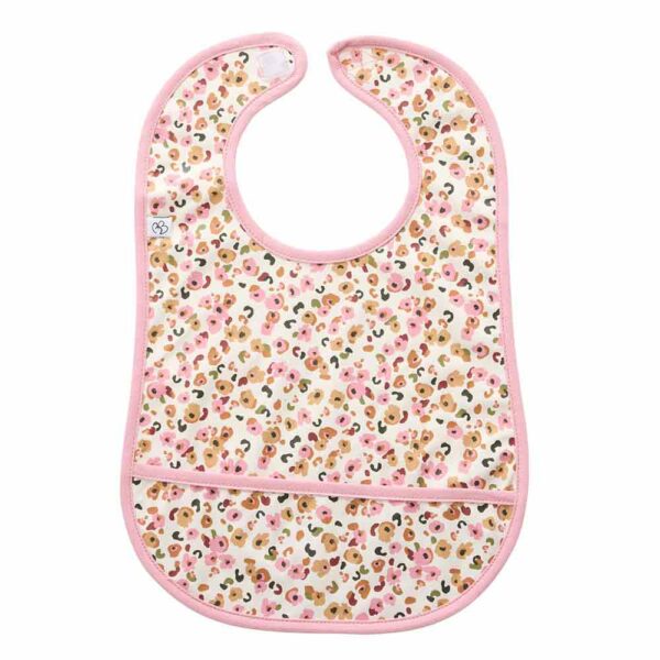 Leopard waterproof bib